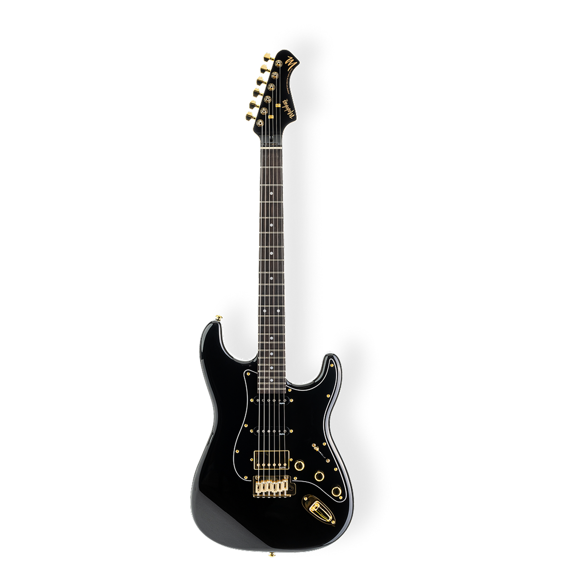 Mojolnir M50S II Electric Guitar, Custom Alnico Pickups, Black & Gold（Use Code “Mojolnir2026” Save10% ）
